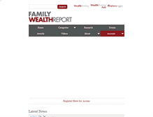 Tablet Screenshot of fwreport.com